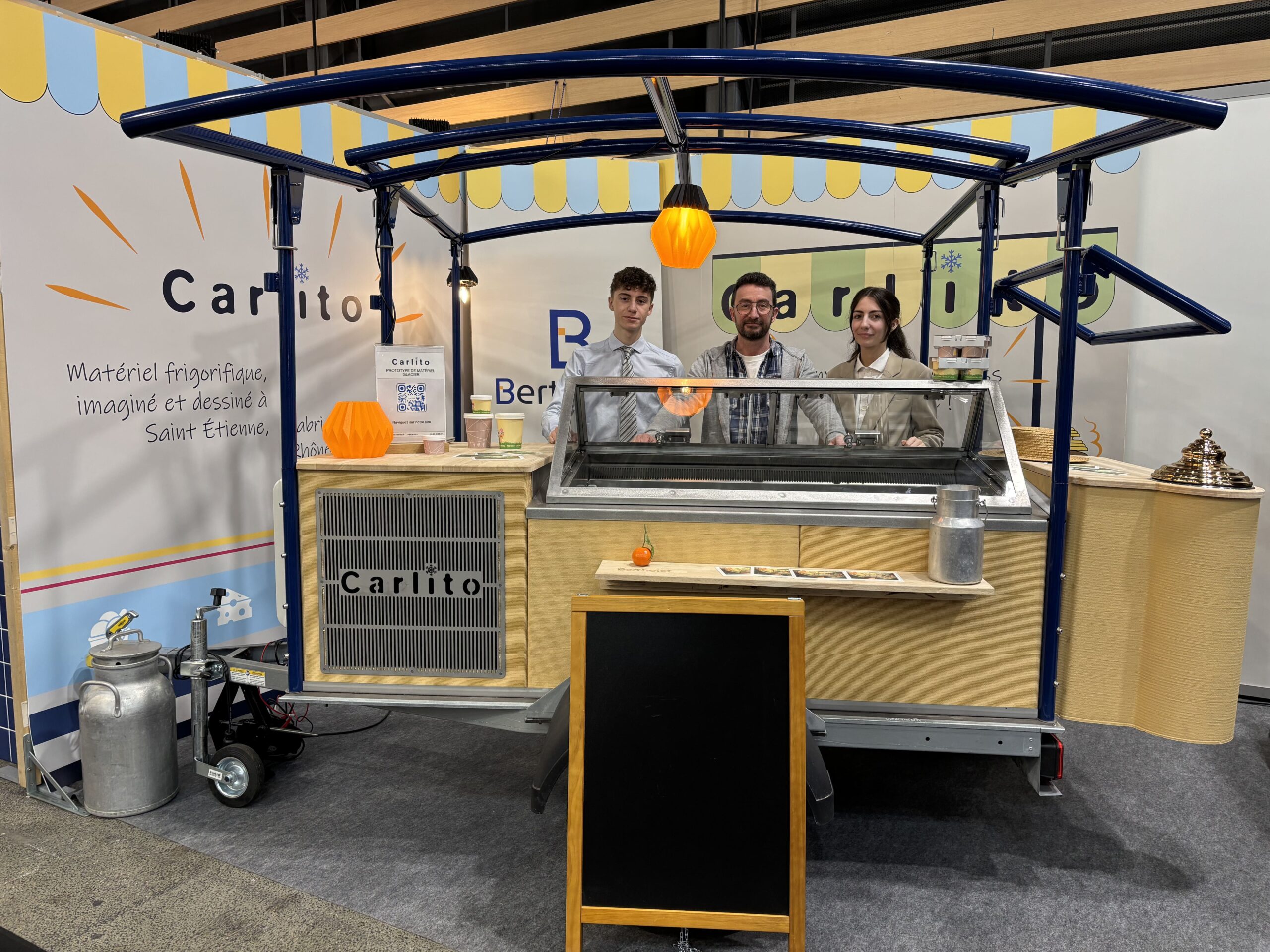 L'équipe B3DS Bertholet au salon du SIRHA en 2025 à Lyon